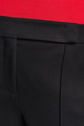 Dorothee Schumacher Slim fit pants in Punto Milano pure black