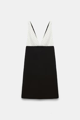 Dorothee Schumacher Sequin embellished dress in Punto Milano black-offwhite
