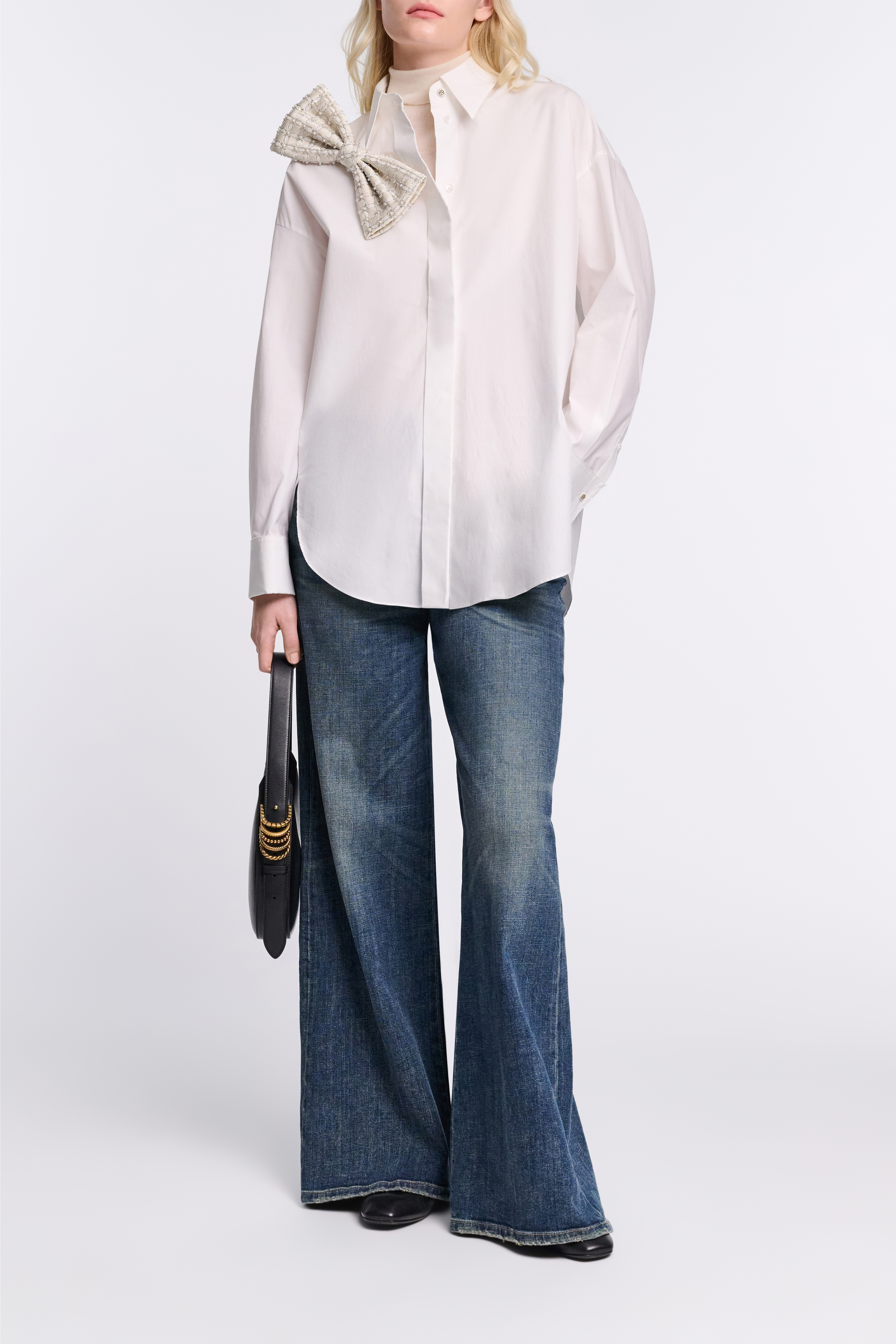 Dorothee Schumacher Poplin shirt with XL sequin