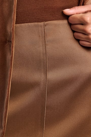 Dorothee Schumacher Pencilskirt mit Schlitzen aus Duchesse terra