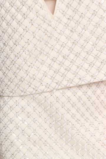 Dorothee Schumacher Minirock aus besticktem Duchesse pearl