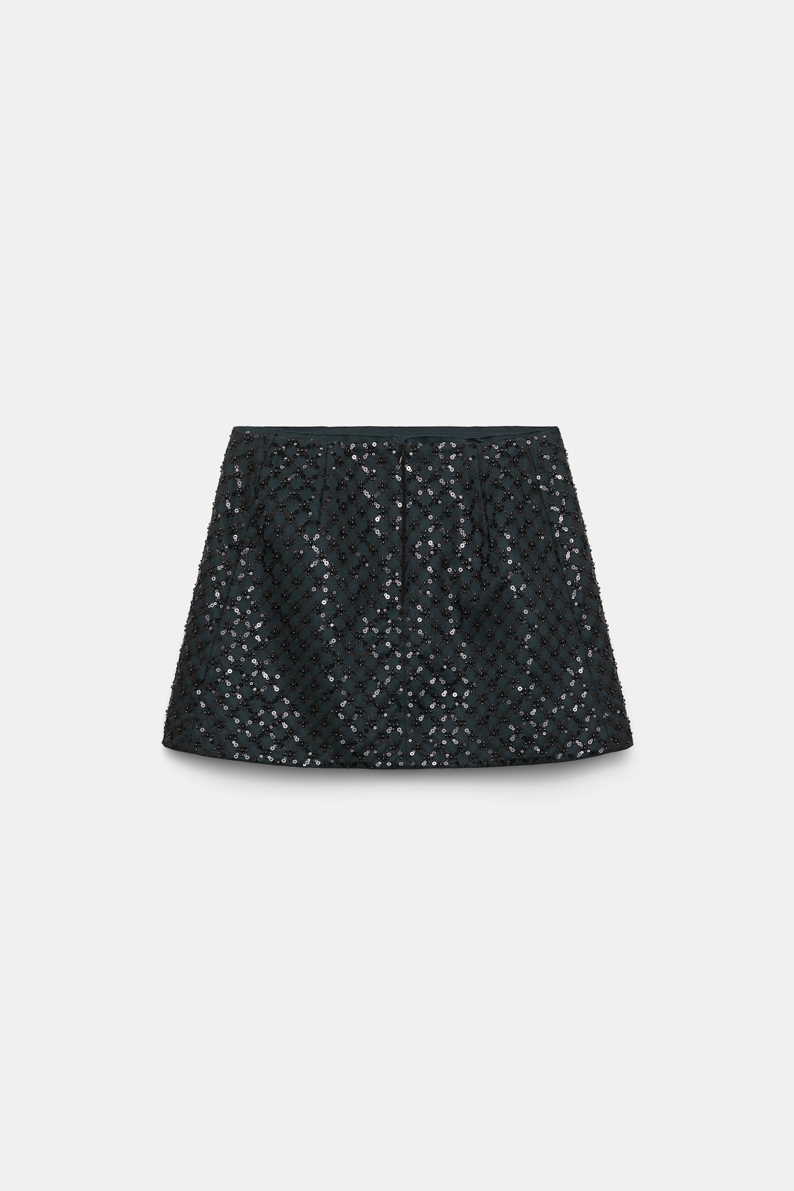 Dorothee Schumacher Sequin embellished mini-skirt in Duchesse graphite