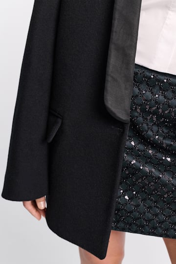 Dorothee Schumacher Oversized tuxedo blazer pure black