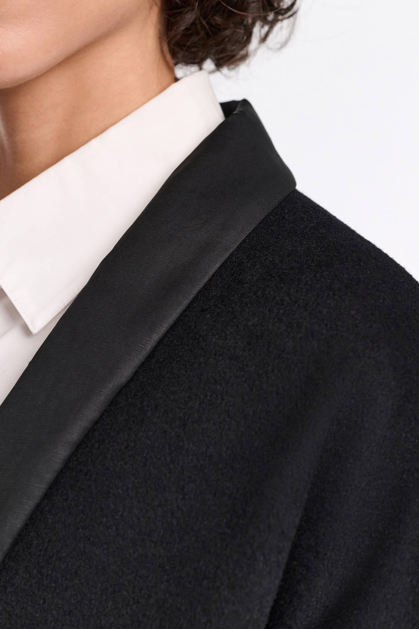 Dorothee Schumacher Oversized Smoking Blazer pure black