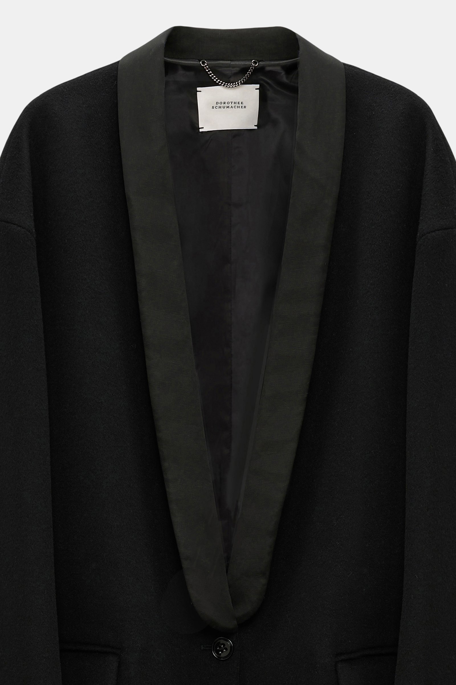 Dorothee Schumacher Oversized Smoking Blazer pure black