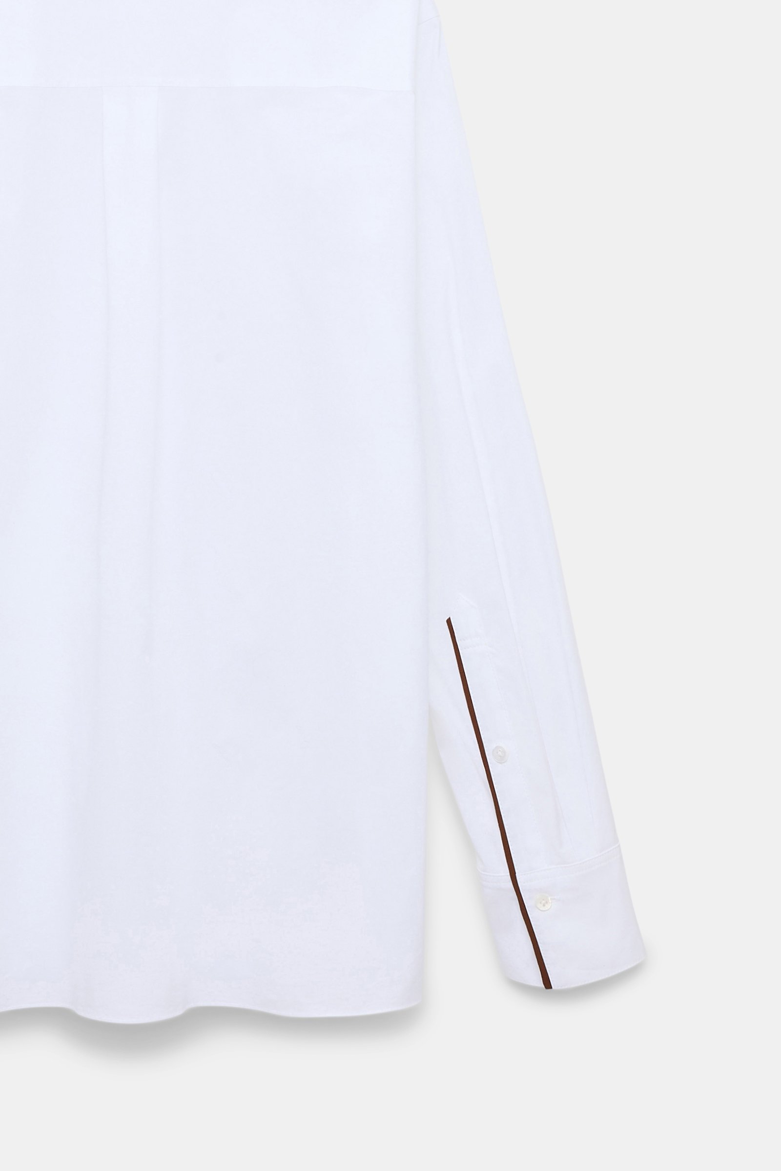 Dorothee Schumacher Hemd aus Baumwoll-Popeline white terra