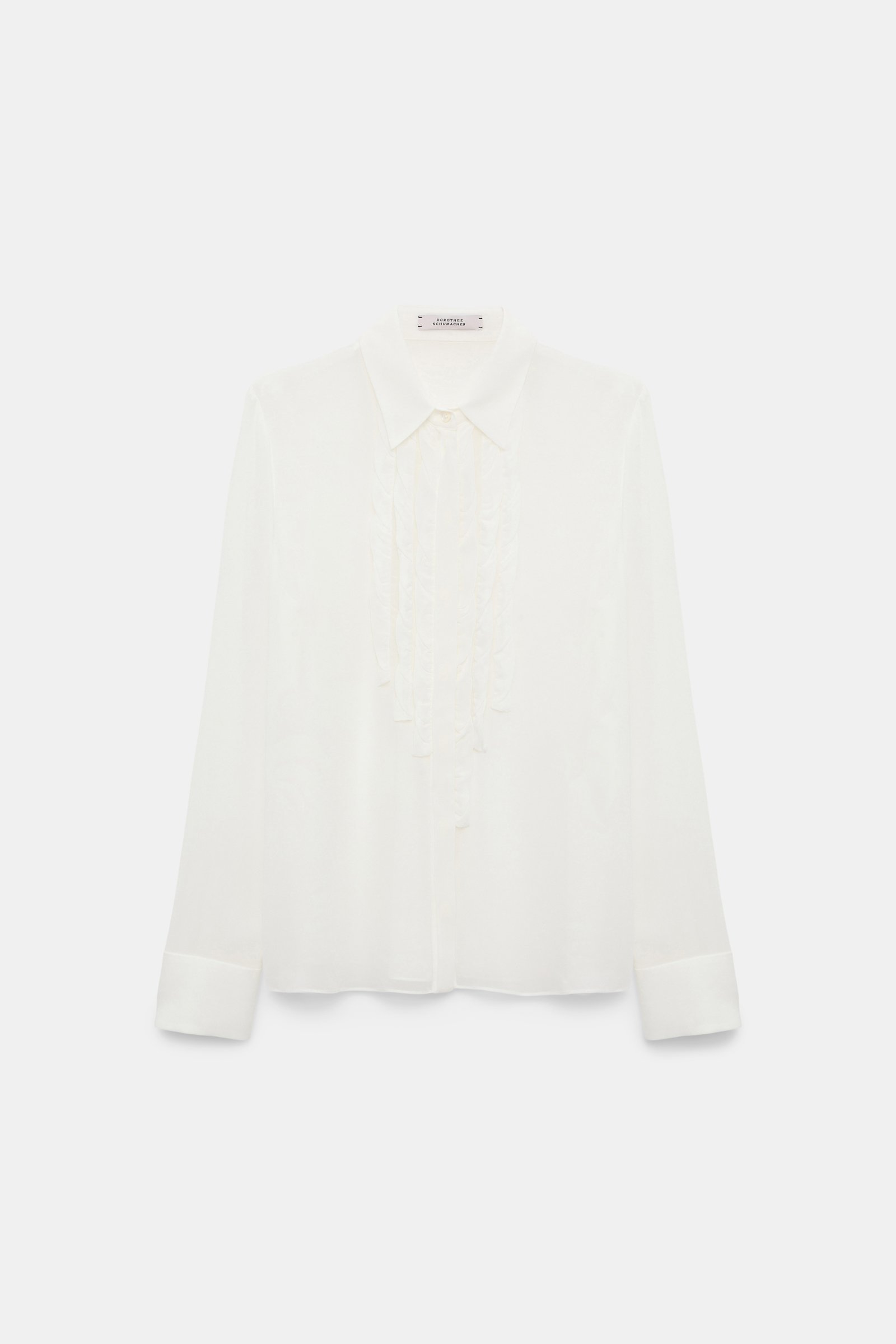 Dorothee Schumacher Bluse aus Georgette camellia white