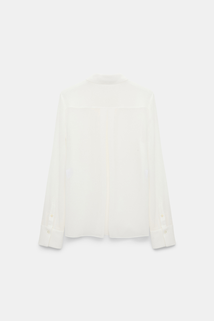 Dorothee Schumacher Bluse aus Georgette camellia white