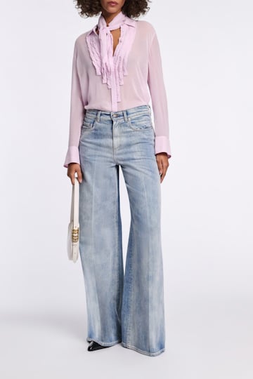 Dorothee Schumacher Bluse aus Georgette lilac