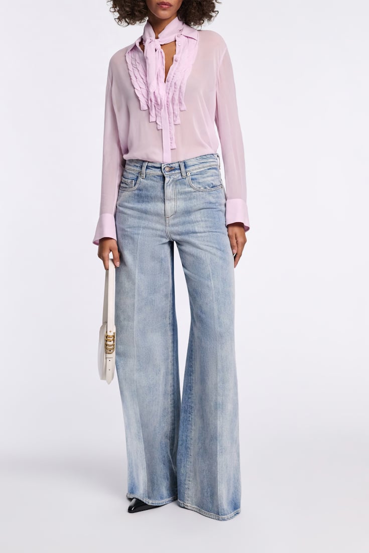 Dorothee Schumacher Bluse aus Georgette lilac