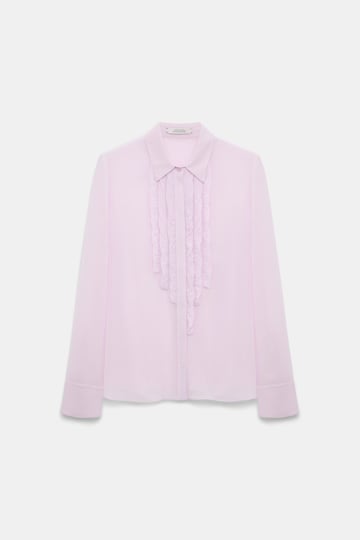 Dorothee Schumacher Bluse aus Georgette lilac