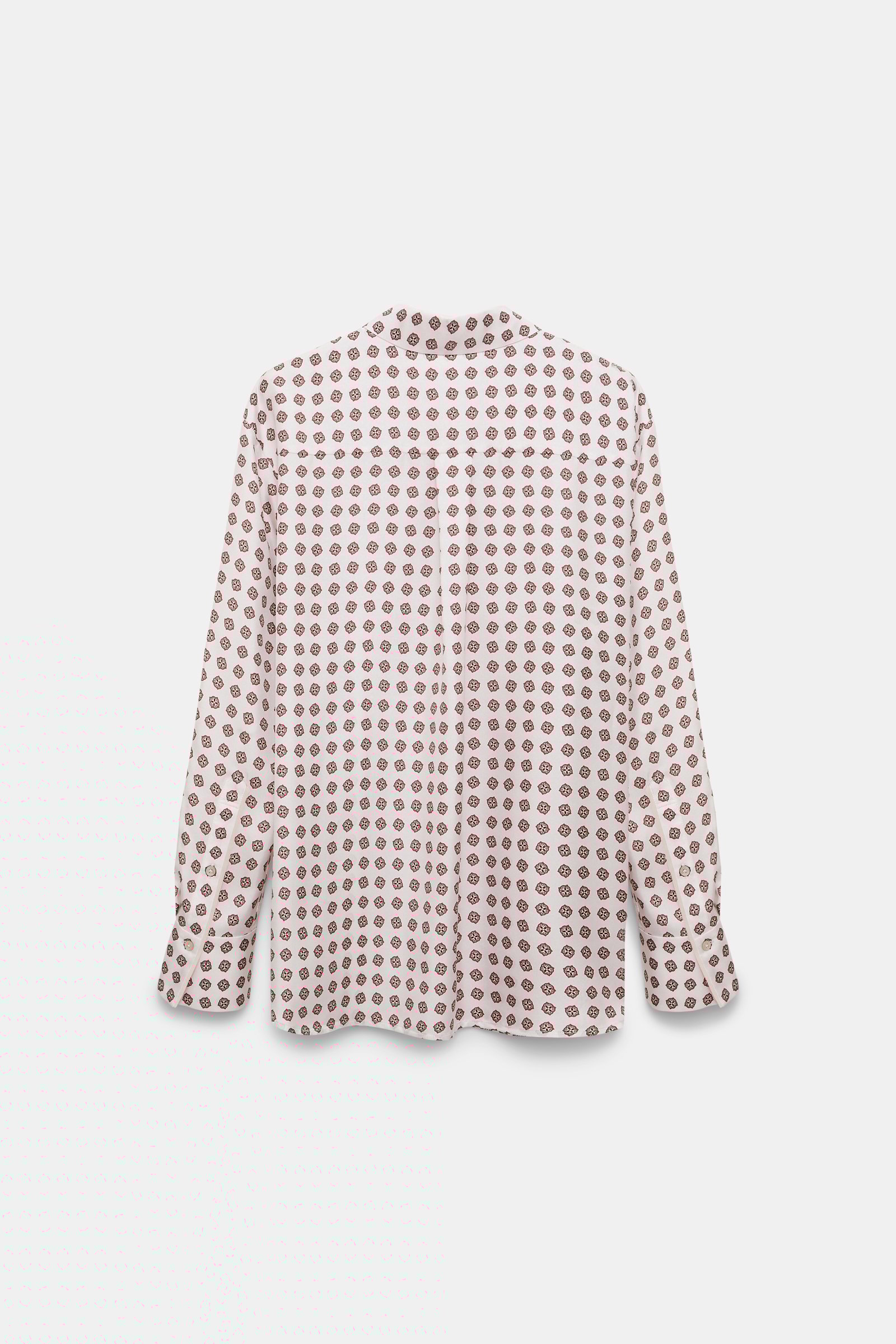 Dorothee Schumacher Hemdbluse aus bedrucktem Seidentwill rose mini tie