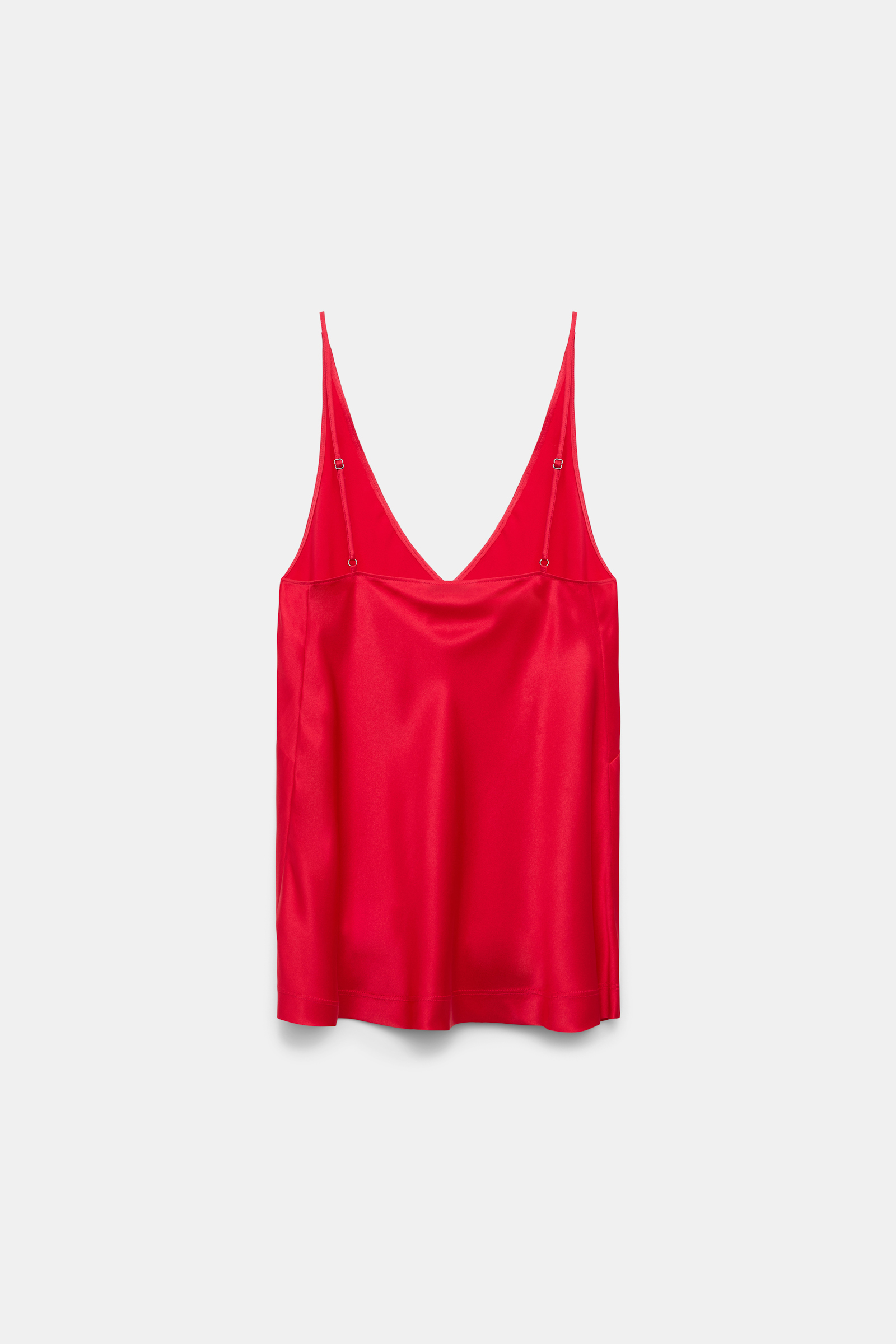 Dorothee Schumacher V-neck satin tank top lollipop