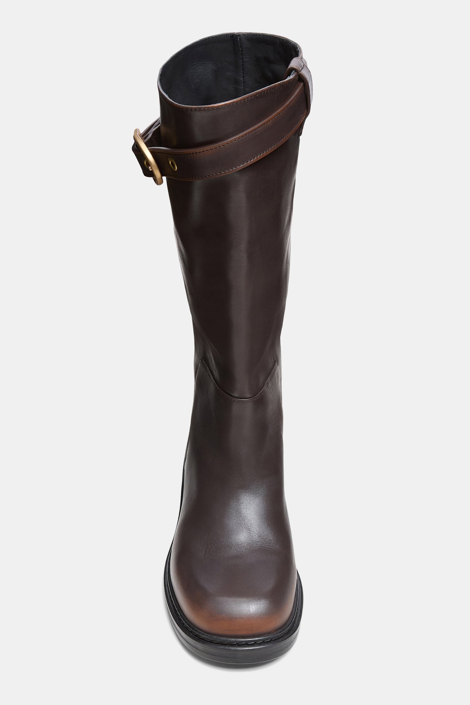 Dorothee Schumacher Hohe Boots mit Signature-Schließe choco black