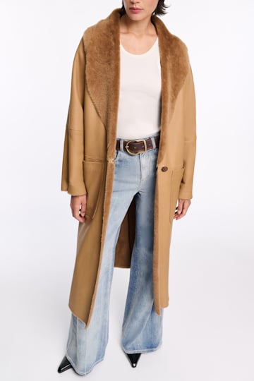 Dorothee Schumacher Gürtel mit Signature-Schließe und gebürstetem Effekt choco black