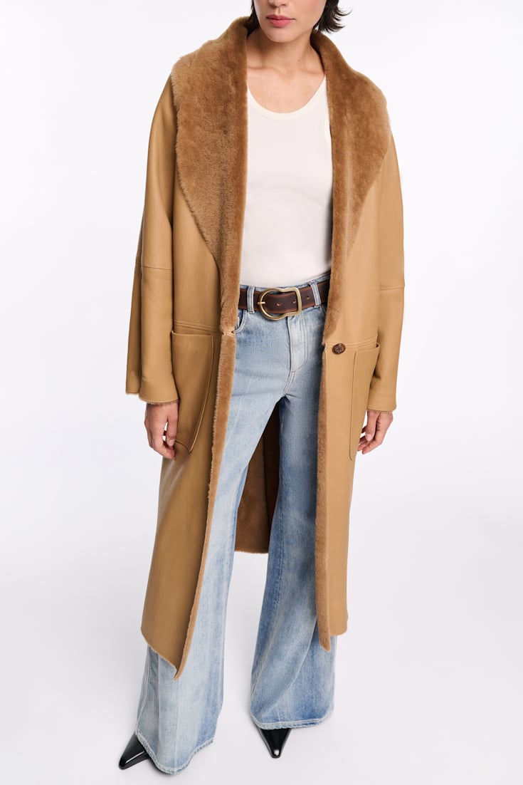 Dorothee Schumacher Gürtel mit Signature-Schließe und gebürstetem Effekt choco black