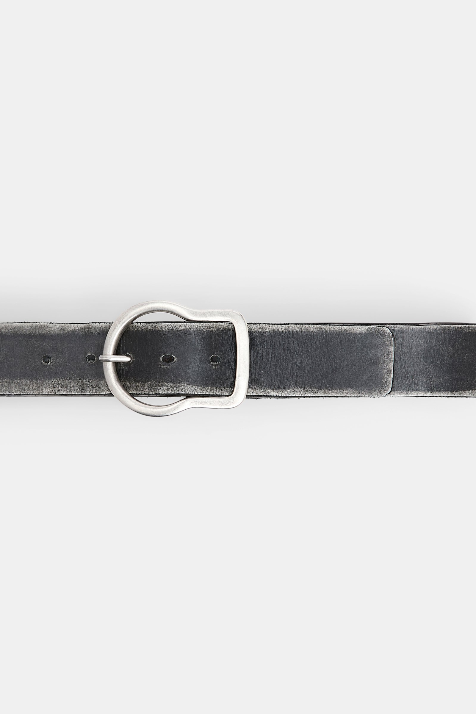 Dorothee Schumacher Gürtel mit Signature-Schließe und gebürstetem Effekt cool anthra