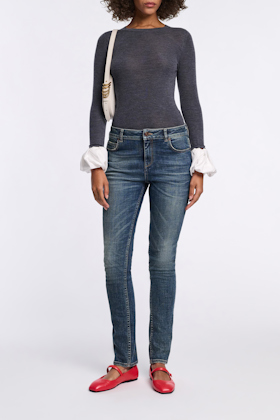 Dorothee Schumacher Mary-Janes with elastic strap true red