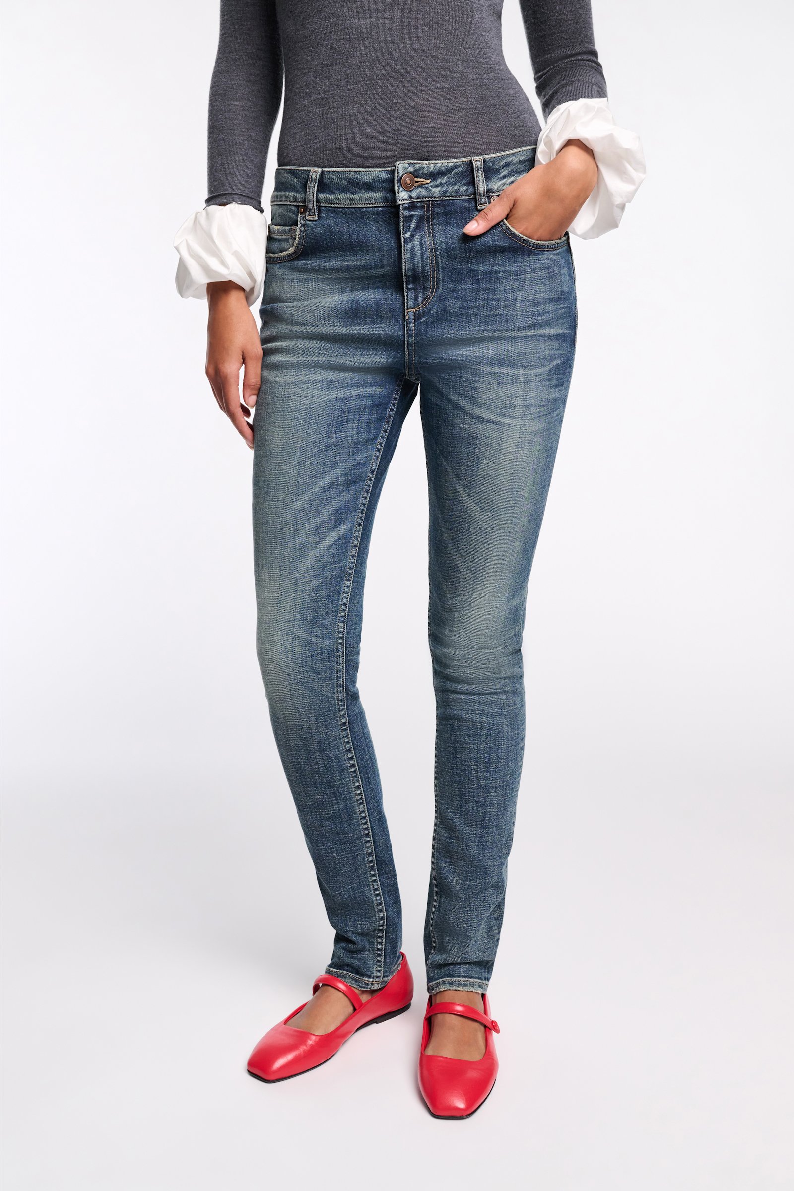 Dorothee Schumacher Mary-Janes with elastic strap true red