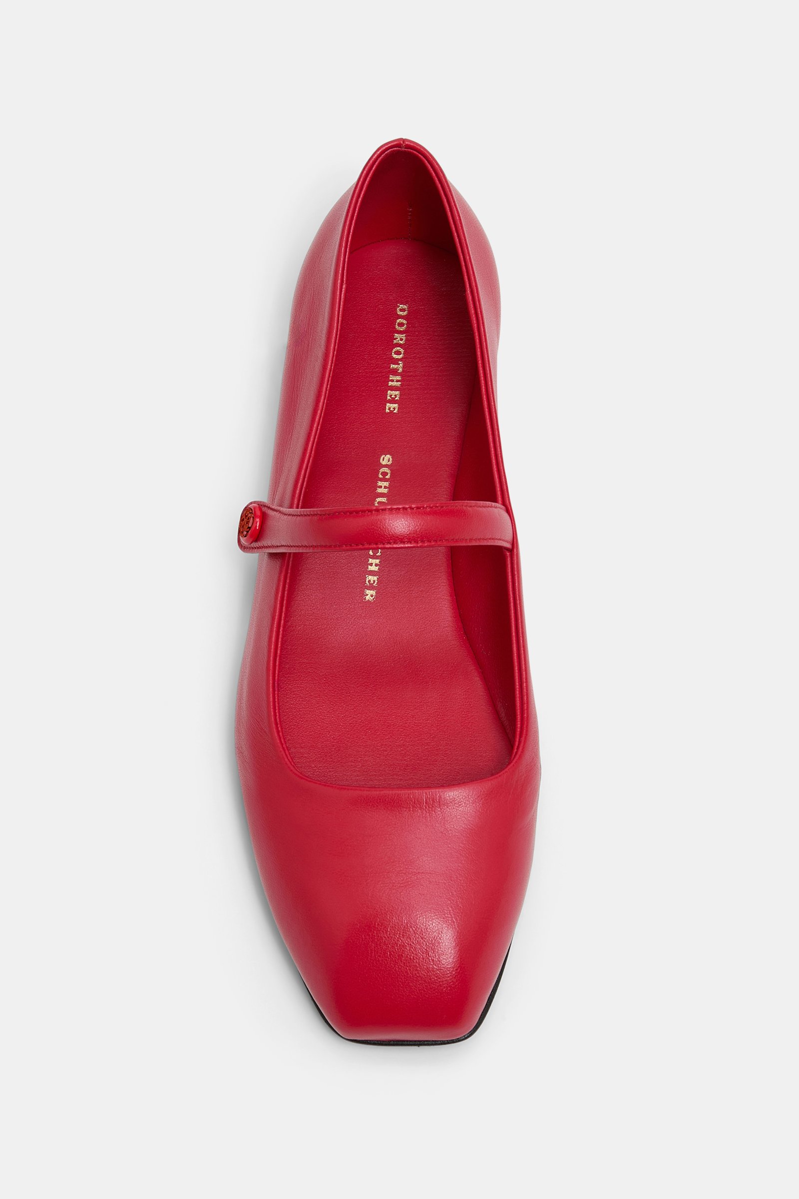Dorothee Schumacher Mary-Janes with elastic strap true red