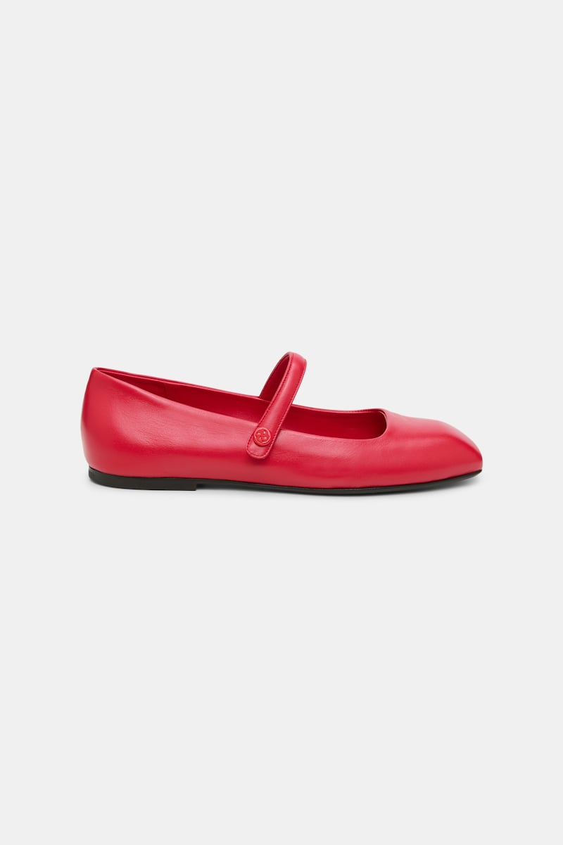 Dorothee Schumacher Mary-janes With Elastic Strap In Red