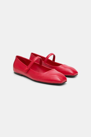 Dorothee Schumacher Mary-Jane Ballerinas mit elastischem Strap true red