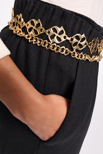 Dorothee Schumacher D-Rose Double Chain Gürtel gold