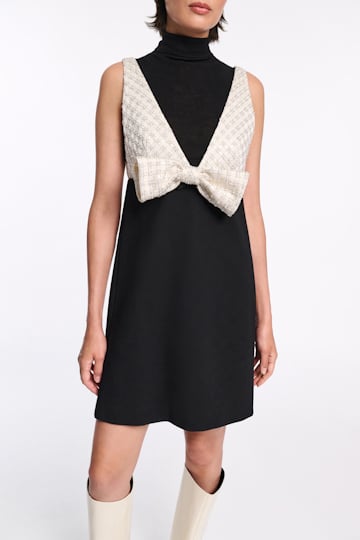 Dorothee Schumacher Maxi Schleifenbrosche aus besticktem Duchesse pearl