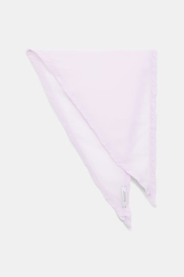 Dorothee Schumacher Dreieckstuch mit twisted Edge Details lilac