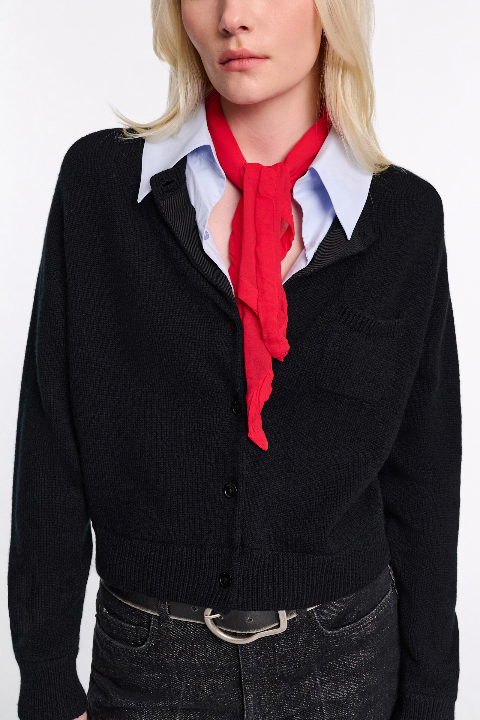 Dorothee Schumacher Dreieckstuch mit twisted Edge Details lollipop