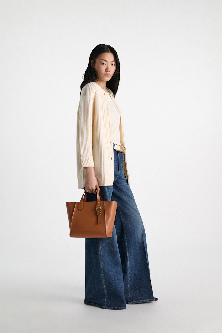 Dorothee Schumacher Ribbed Merino-cashmere cardigan camellia white