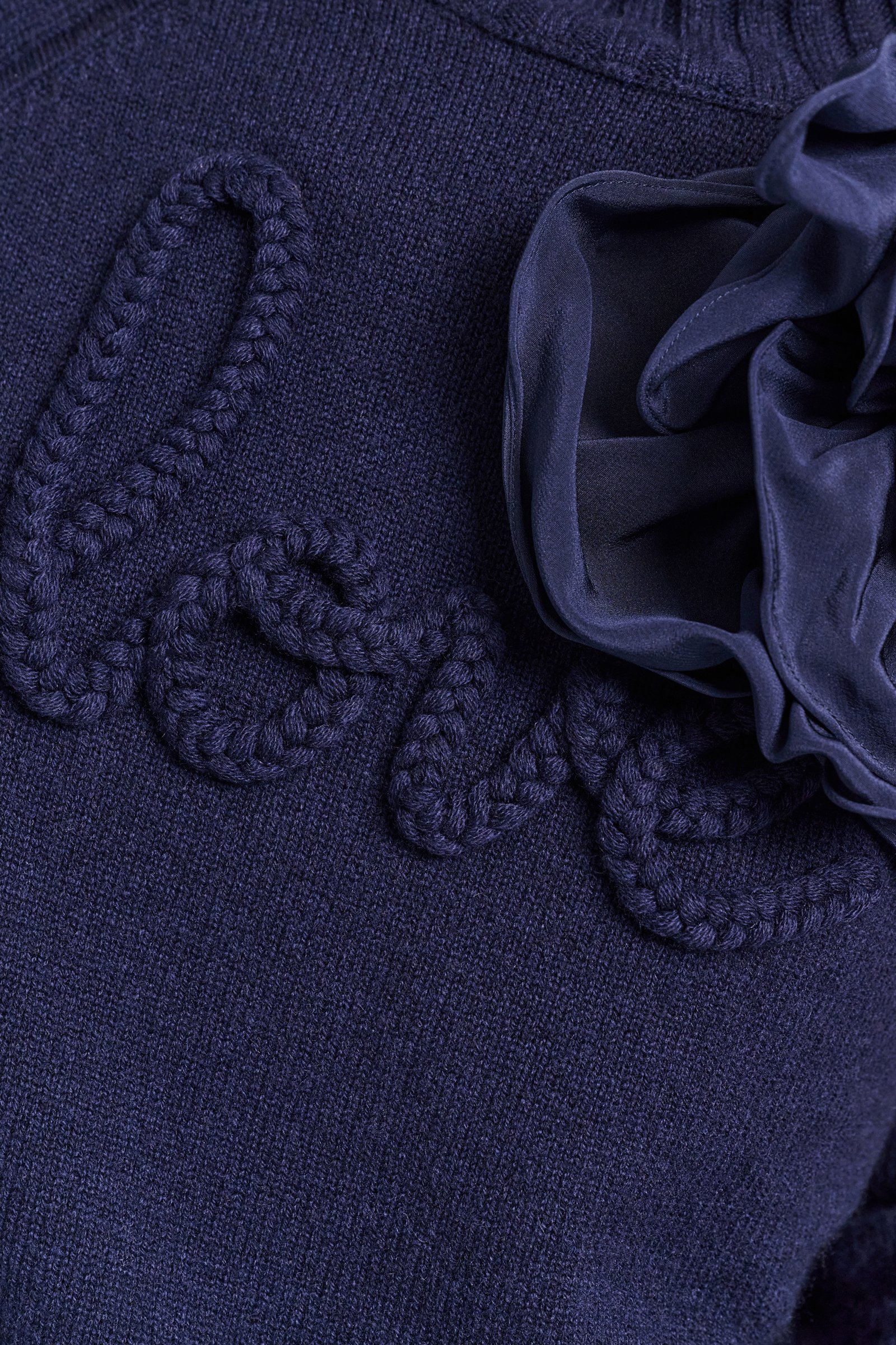 Dorothee Schumacher Rollkragenpullover aus Merino und Kaschmir true navy