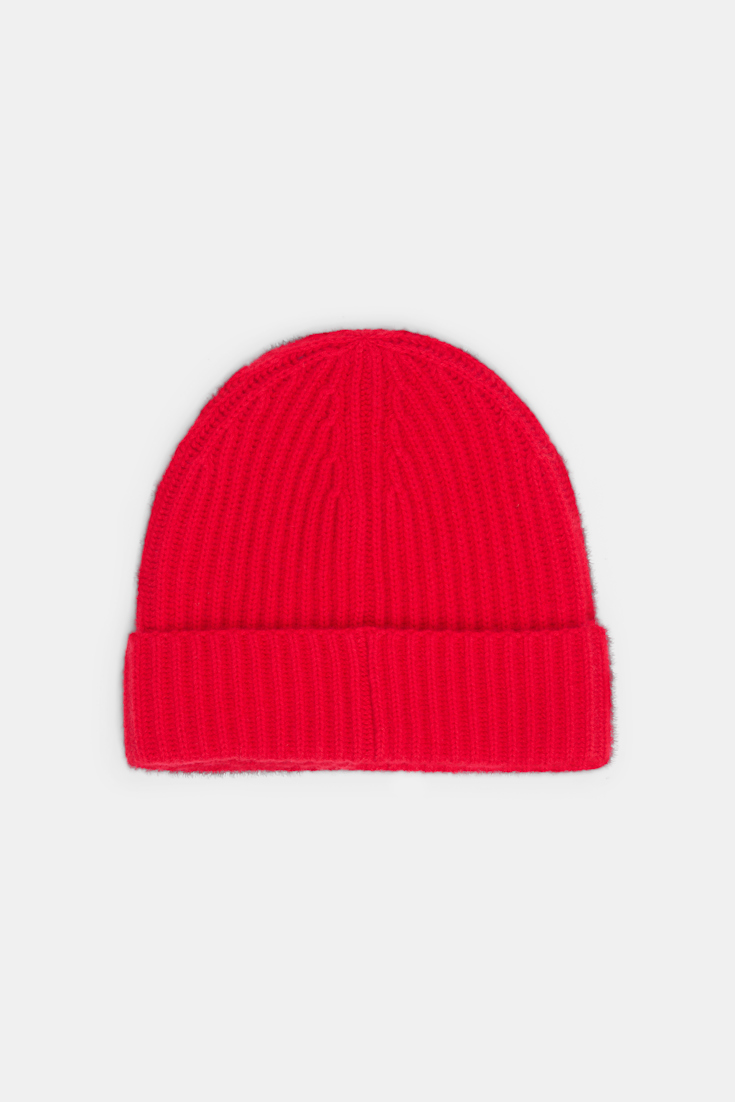 Dorothee Schumacher Ribbed Merino-cashmere LOVE beanie lollipop
