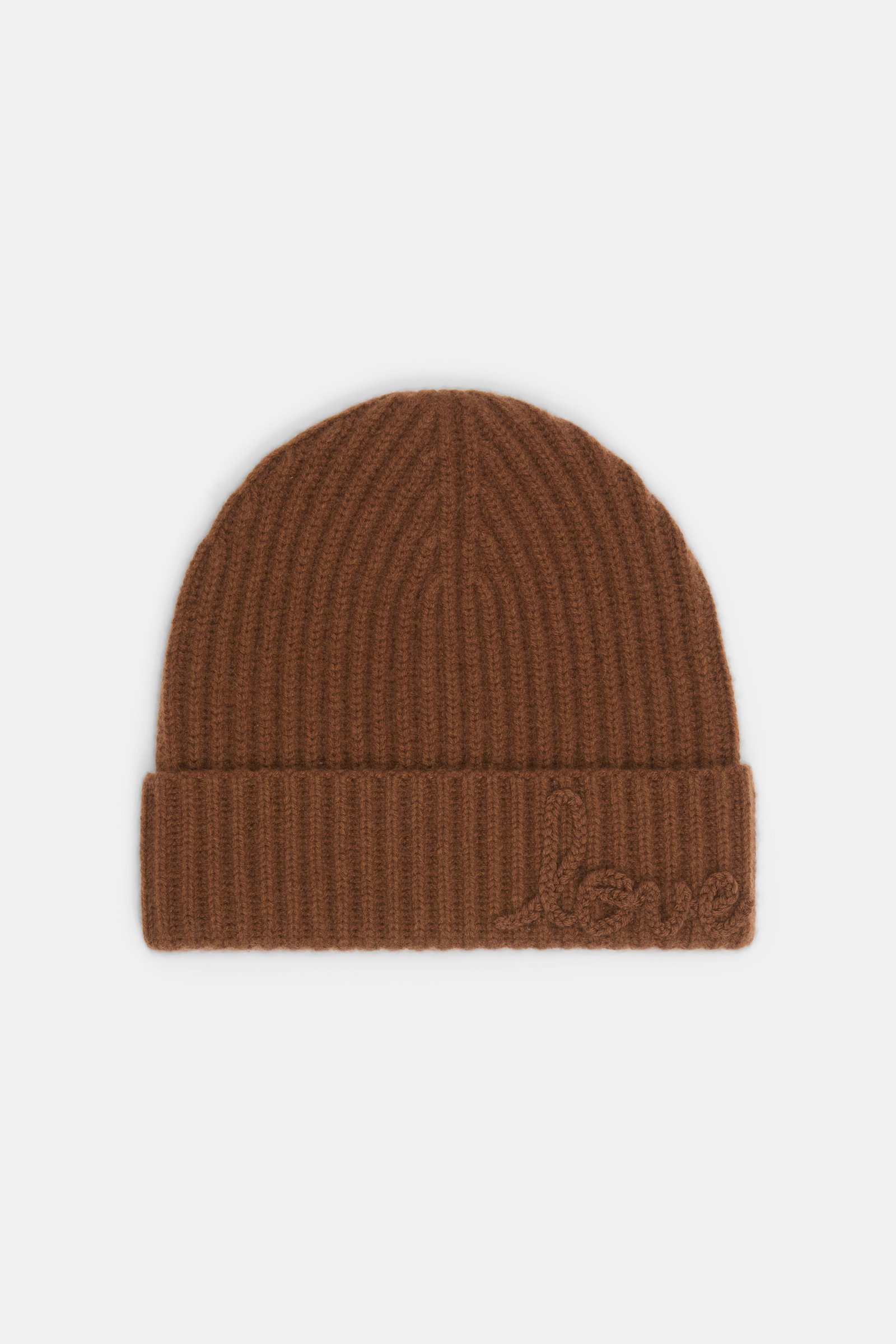 Dorothee Schumacher Ribbed Merino-cashmere LOVE beanie Coffee