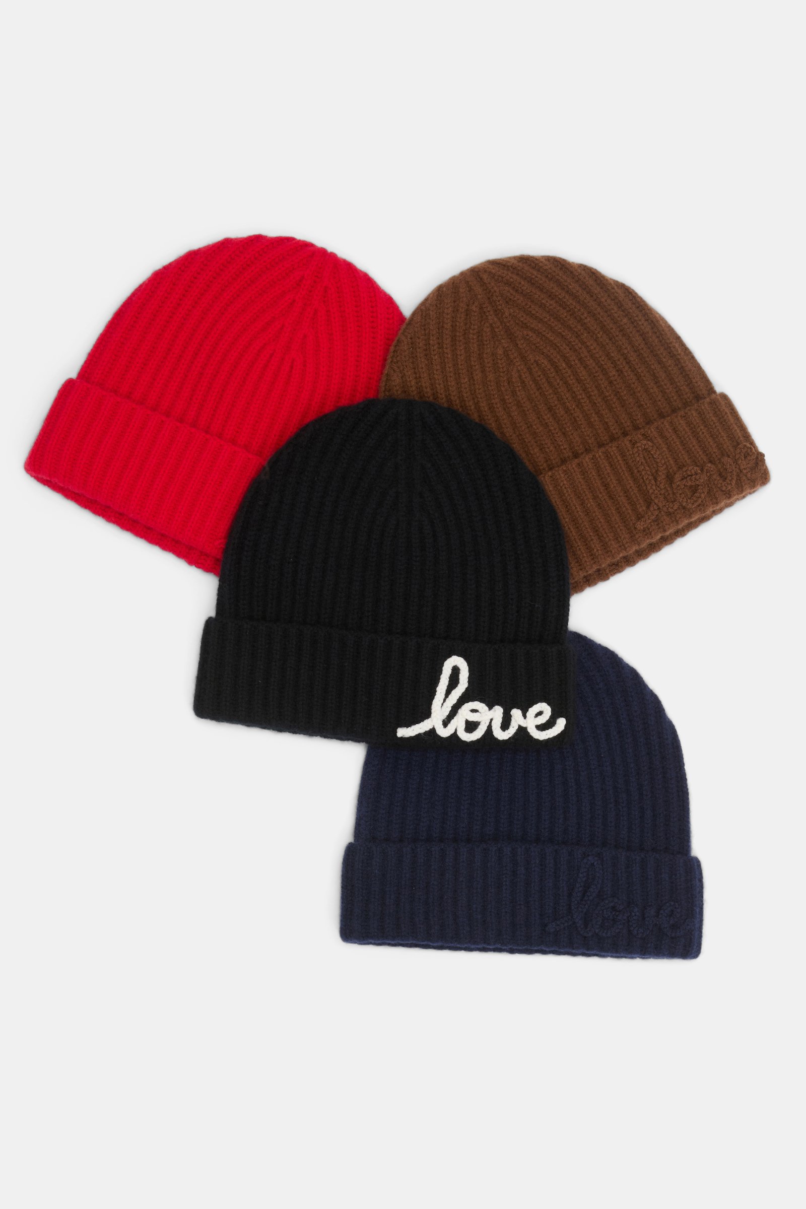 Dorothee Schumacher Ribbed Merino-cashmere LOVE beanie pure black