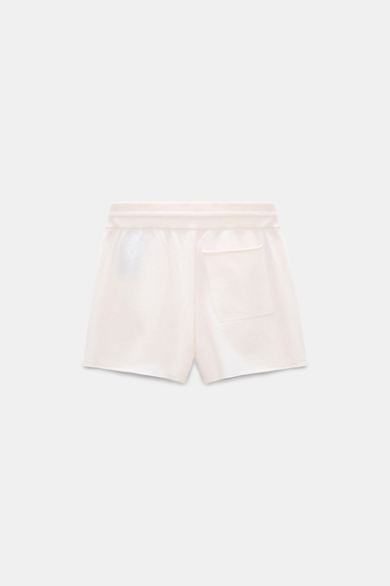 Dorothee Schumacher Merino-cashmere drawstring shorts camellia white