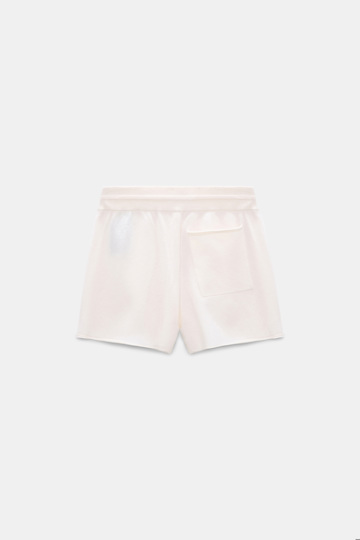 Dorothee Schumacher Merino-cashmere drawstring shorts camellia white