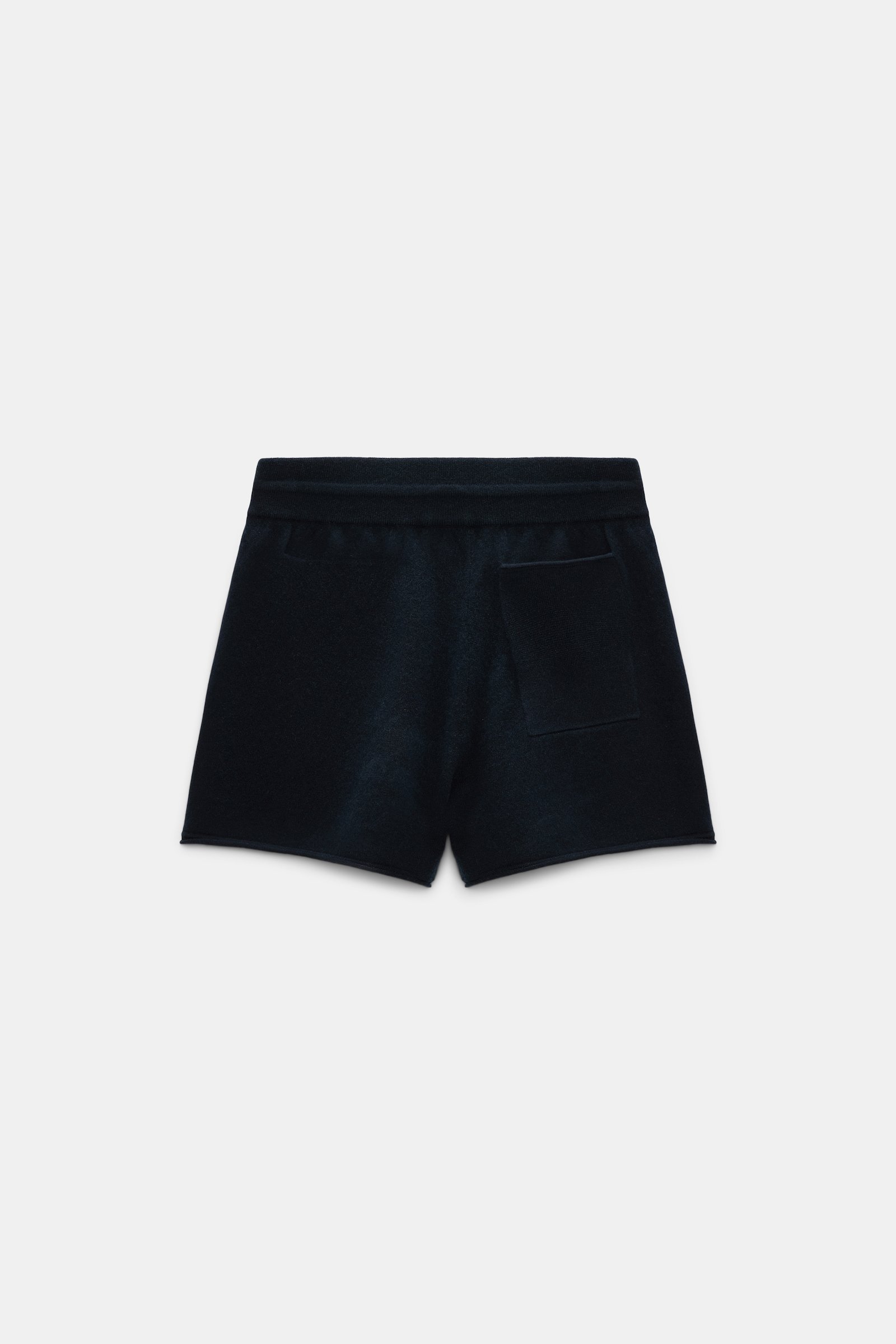 Dorothee Schumacher Merino-cashmere drawstring shorts night blue