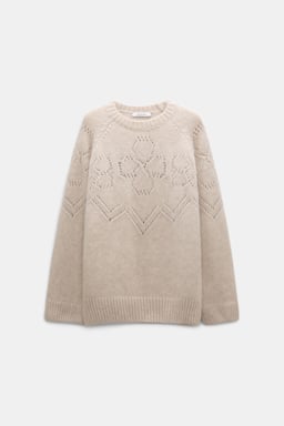 Dorothee Schumacher Rundhalspullover aus Kaschmir-Seiden-Garn soft sand
