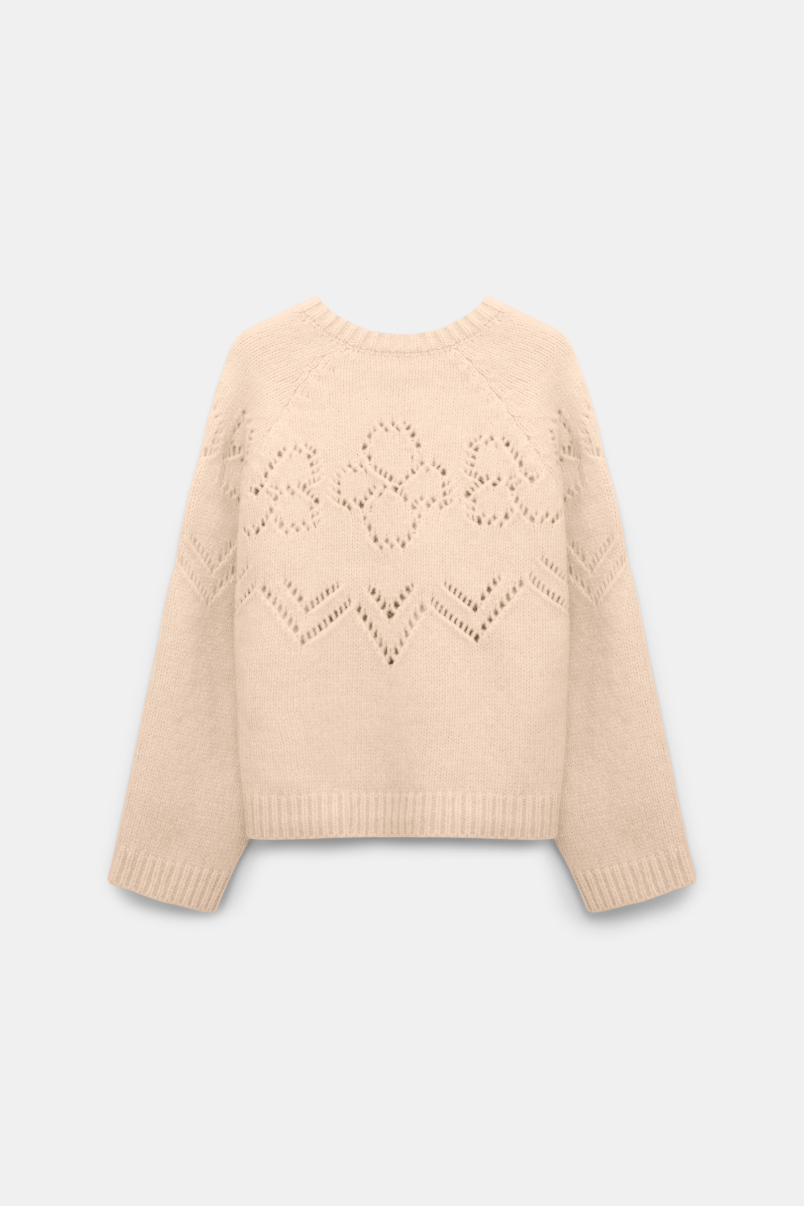 Dorothee Schumacher Rundhalspullover aus Kaschmir-Seiden-Garn soft sand