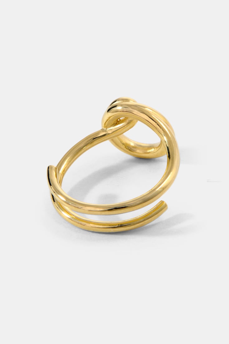 Dorothee Schumacher Set of 4 gold-plated LOVE rings gold