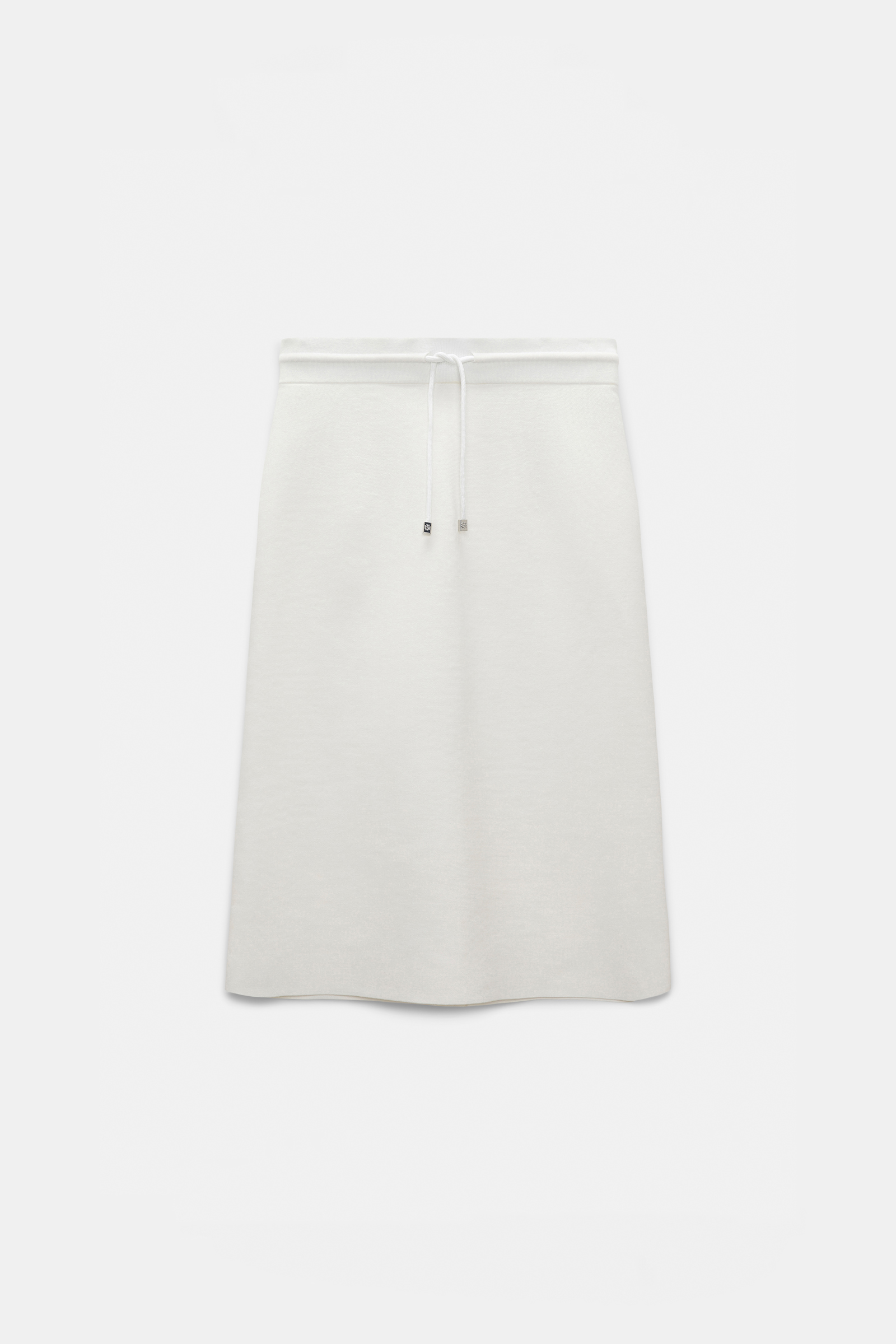 Dorothee Schumacher Knit stretch cotton skirt eggshell