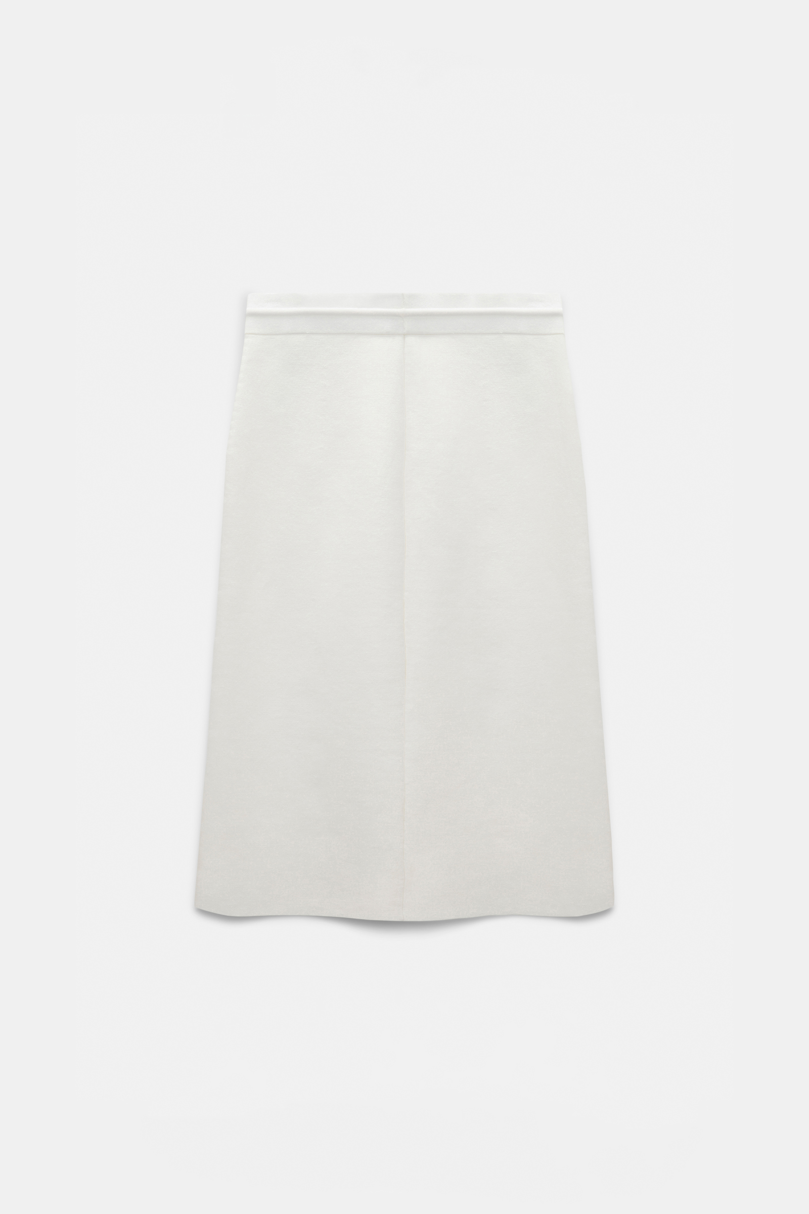 Dorothee Schumacher Knit stretch cotton skirt eggshell