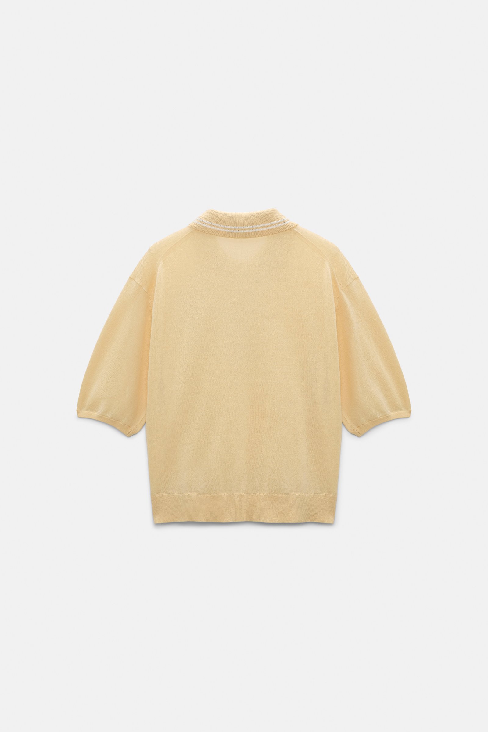 Dorothee Schumacher Strick-Poloshirt mit Stickerei pastis