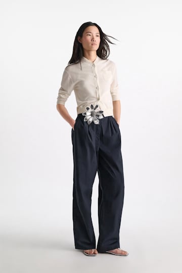 Dorothee Schumacher Knit bomber jacket-style cardigan orchid white