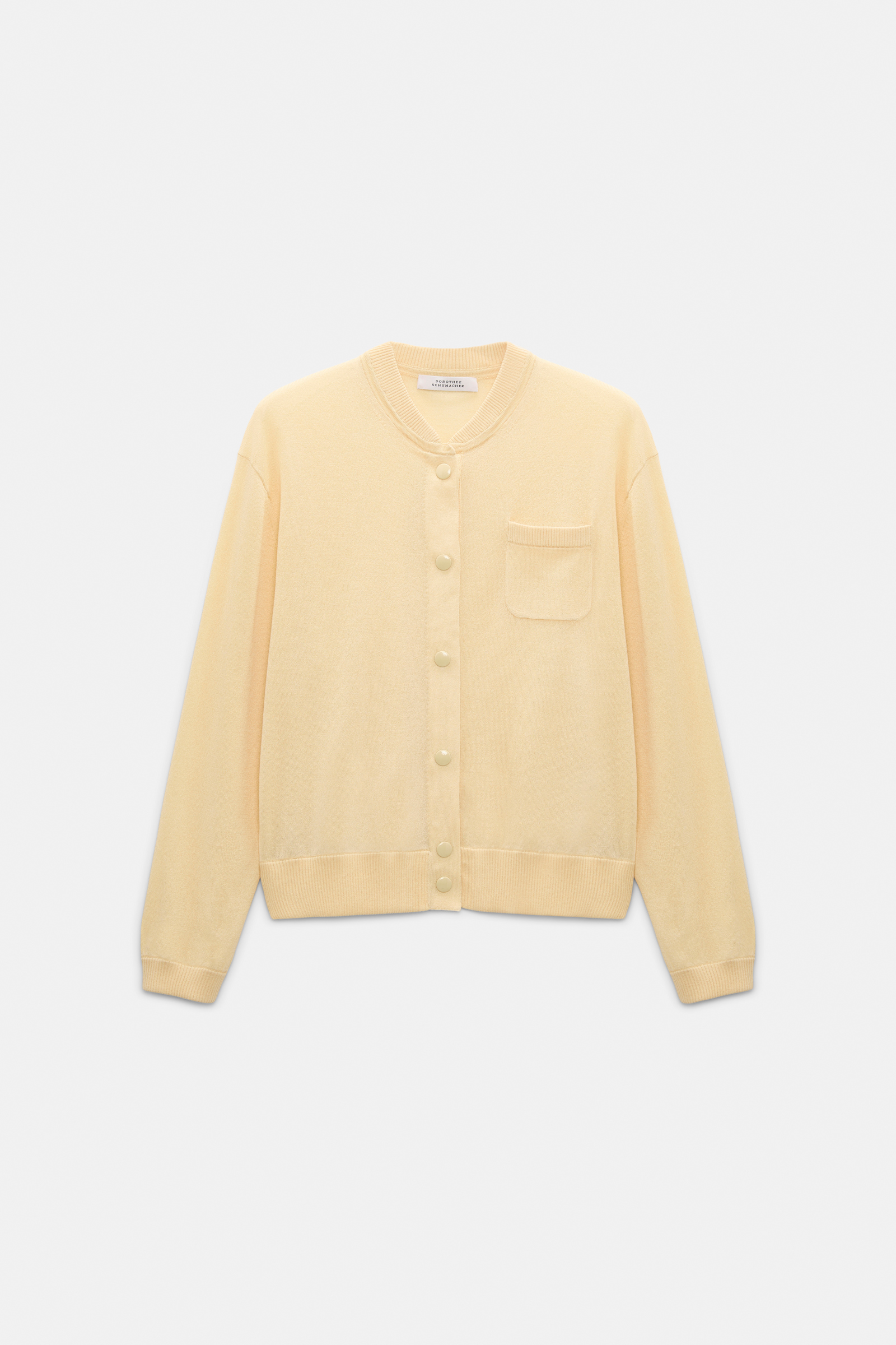 Dorothee Schumacher Cardigan im Bomberjacken-Stil pastis