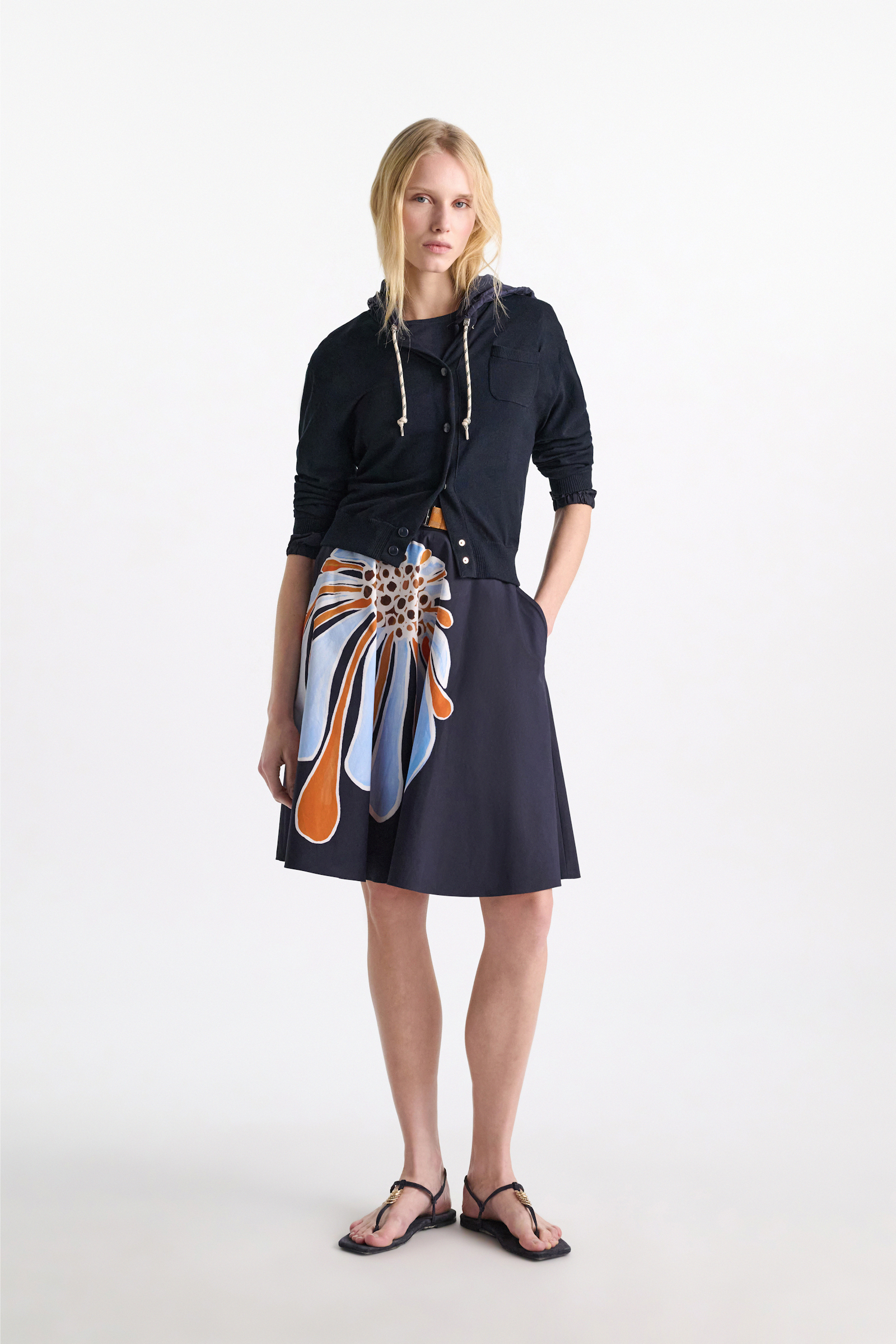 Dorothee Schumacher Cardigan im Bomberjacken-Stil true navy