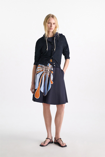 Dorothee Schumacher Cardigan im Bomberjacken-Stil true navy