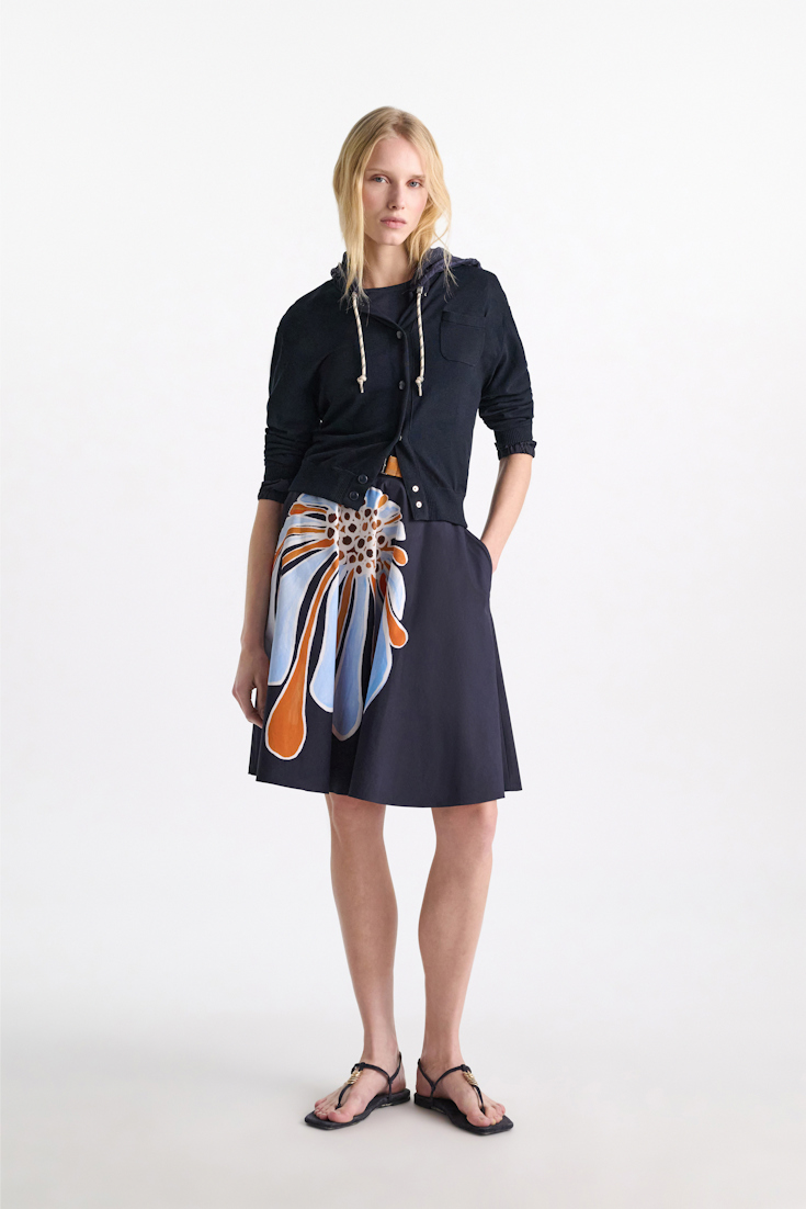 Dorothee Schumacher Cardigan im Bomberjacken-Stil true navy