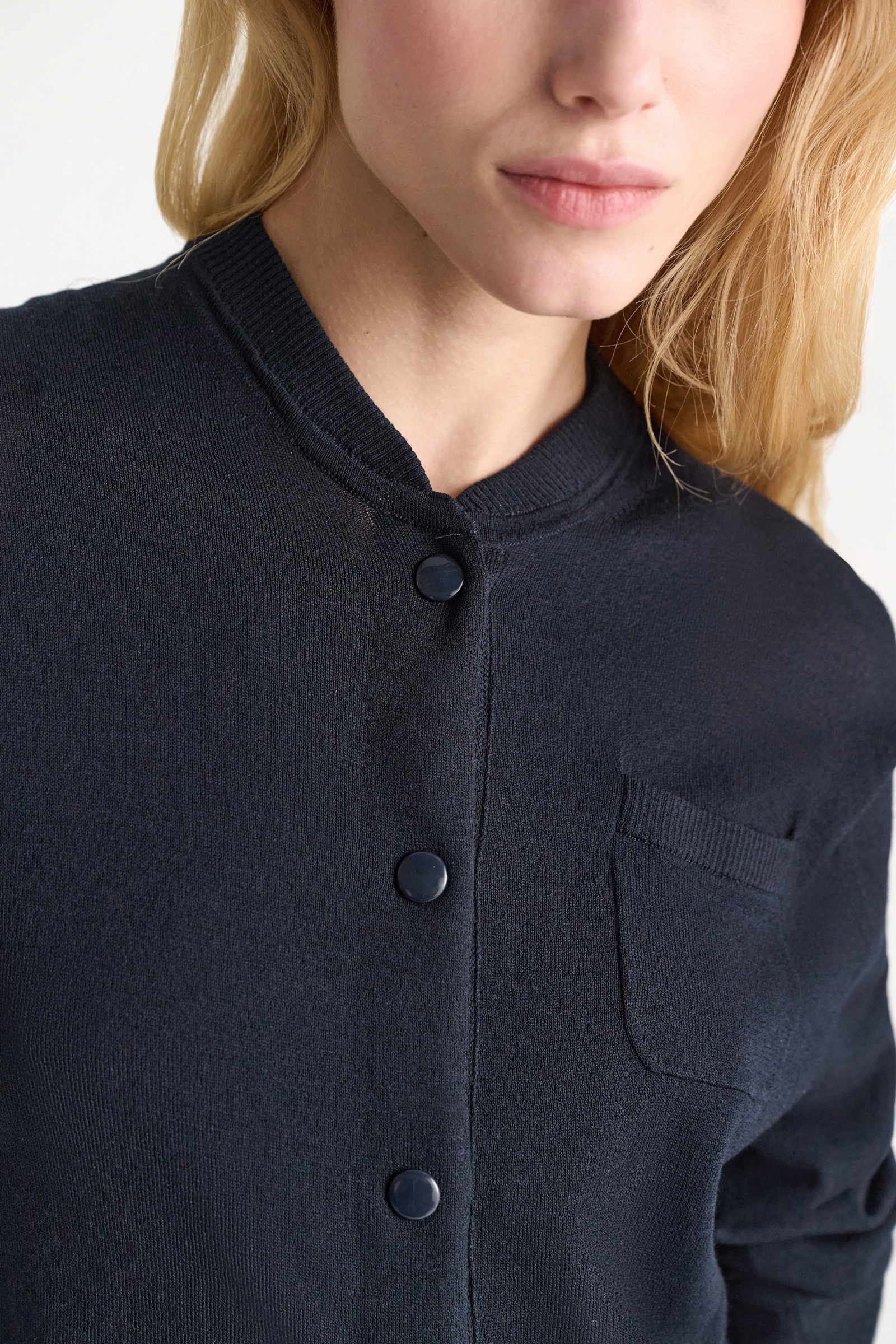 Dorothee Schumacher Cardigan im Bomberjacken-Stil true navy